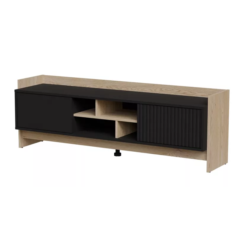 Cama RTV PORTO 2D Kapp 150x38x50 tamm/must