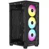 Corsair RGB AIRFLOW PC korpus 2000D must Mini-ITX toiteplokk kaasas Ei SFX