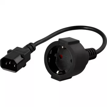 BlueWalker PowerWalker - toitekaabel - IEC 320 EN 60320 C14 (M) - IEC 320 EN 60320 C13 (W) (91015003)