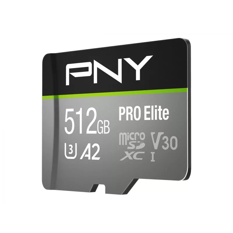 Flash Memory PNY 512GB microSDXC Class 10 P-SDUX512U3100PRO-GE