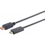 Video kaabli adapter S/CONN 10-71025 1m DisplayPort HDMI-le