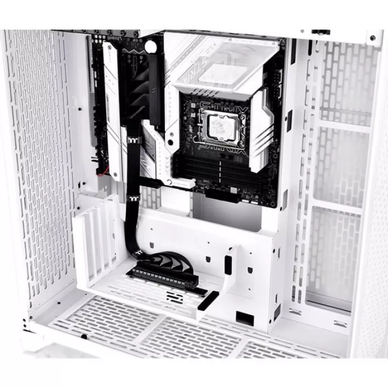 Thermaltake PCI-E 4.0 topelt 90-kraadine riser-kaabel, 40 cm, must
