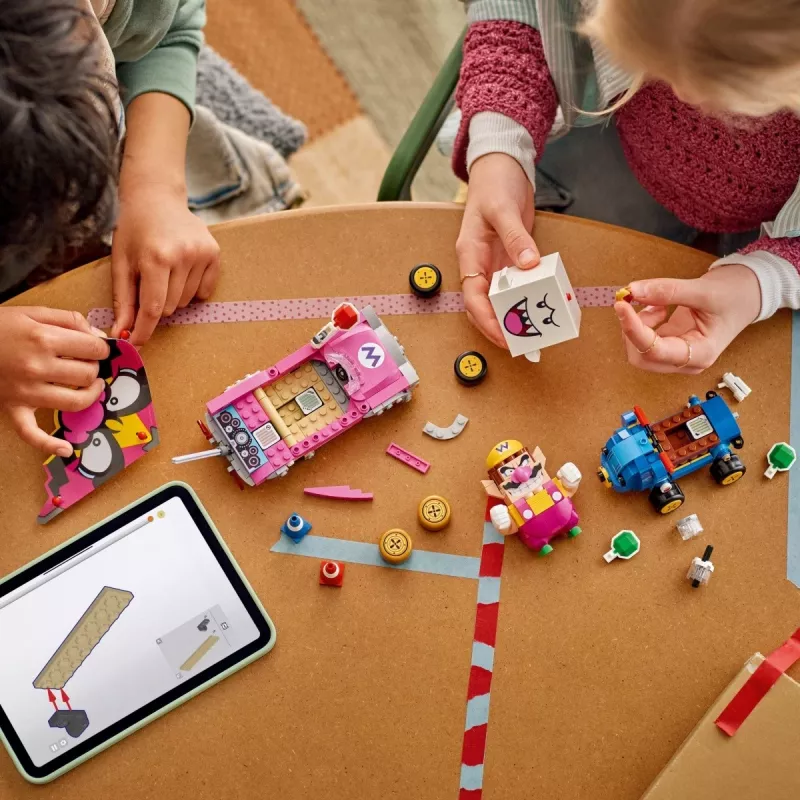 LEGO ehitusmänguasjade komplekt 72038 Super Mario Mario Kart Wario King Buu Huu – tegelaskujud ja rajaosad