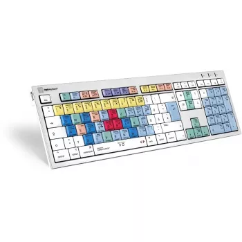 Klaviatuur Logickeyboard LKB-CBASE-CWMU-DE Office USB QWERTZ German Mitmevärviline