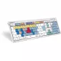 Klaviatuur Logickeyboard LKB-CBASE-CWMU-DE Office USB QWERTZ German Mitmevärviline