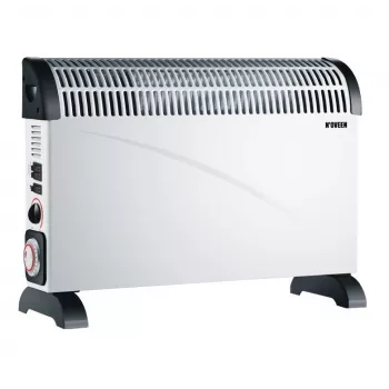 Konvektorelektriline ruumisoojendi NOVEEN CH-6000 TAIMER TURBO VENTILAATOR 2000W 3 võimsustaset seina/põranda kinnitus valge