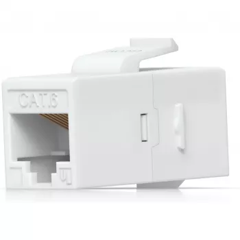 UBIQUITI CAT6 KEYSTONE-COUPLER, 12-PAKENDIS. LÄBIV CAT6 KEYSTONE-COUPLER EELNEVALT TERMINEERITUD ETHERNET-KAABLITE SUJUVALT ÜHENDAMISEKS