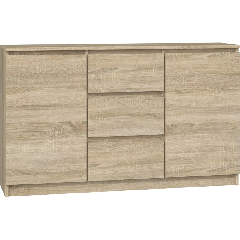 Topeshop KOMODA 2D3S DĄB SONOMA kummut