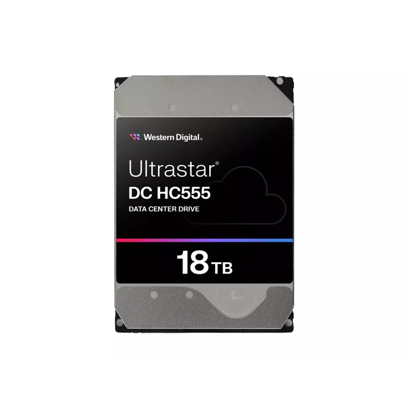 WD Ultrastar DC HC555 - Festplatte - Datencenter - 18TB - intern - 3,5 (8,9 cm) - SAS 12Gb/s - 7200 rpm - Puffer: 512MB (0B47747)