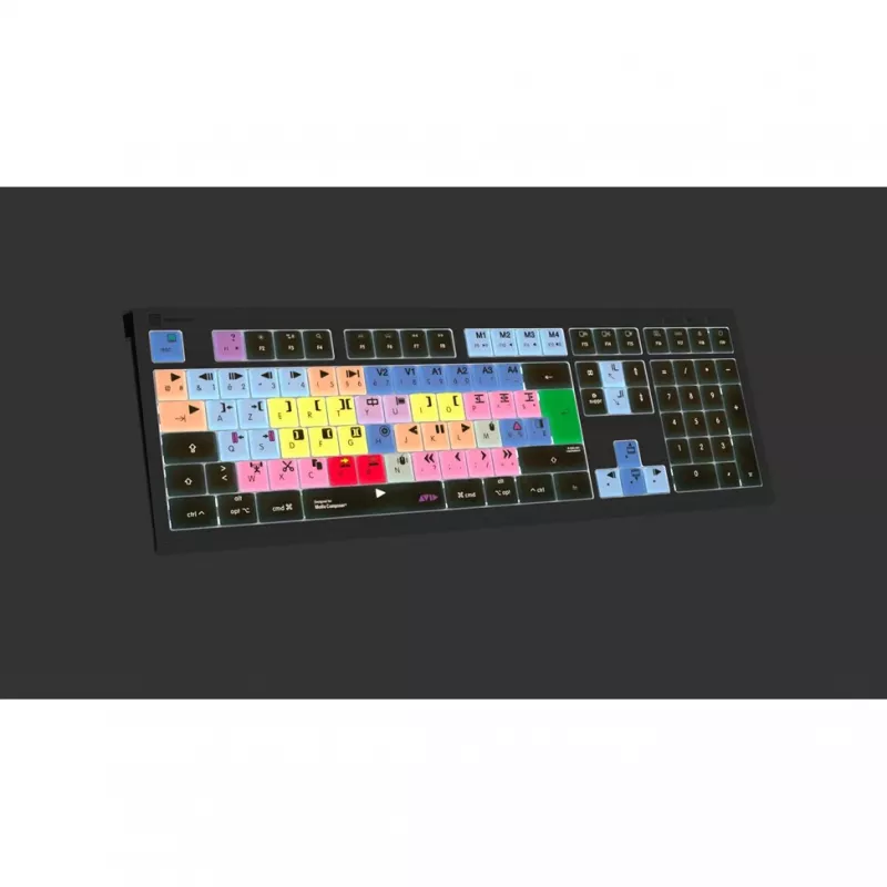 Logickeyboard Avid Media Composer ASTRA 2 taustvalgustusega klaviatuur Mac Prantsuse (LKB-MCOM4-A2M-FR)