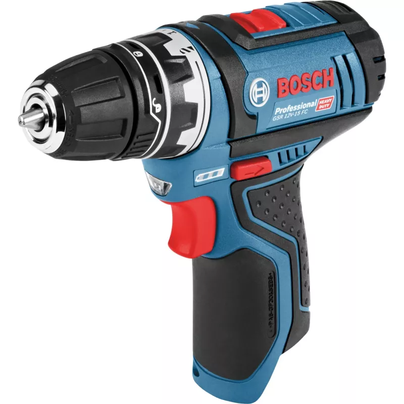 Bosch GSR 12V-15 FC Professional 1300 RPM kiirkinnitus 600 g Must, Sinine