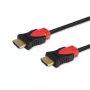 Savio CL-113 HDMI-kaabel 5 m HDMI Type A (Standard) Must,Punane