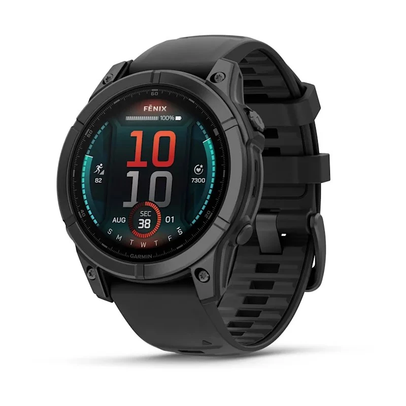Garmin Fenix E 3.3 cm (1.3) AMOLED 47 mm Digitaalne 416 x 416 pikslit Puuteekraan Must Wi-Fi GPS (satelliit)