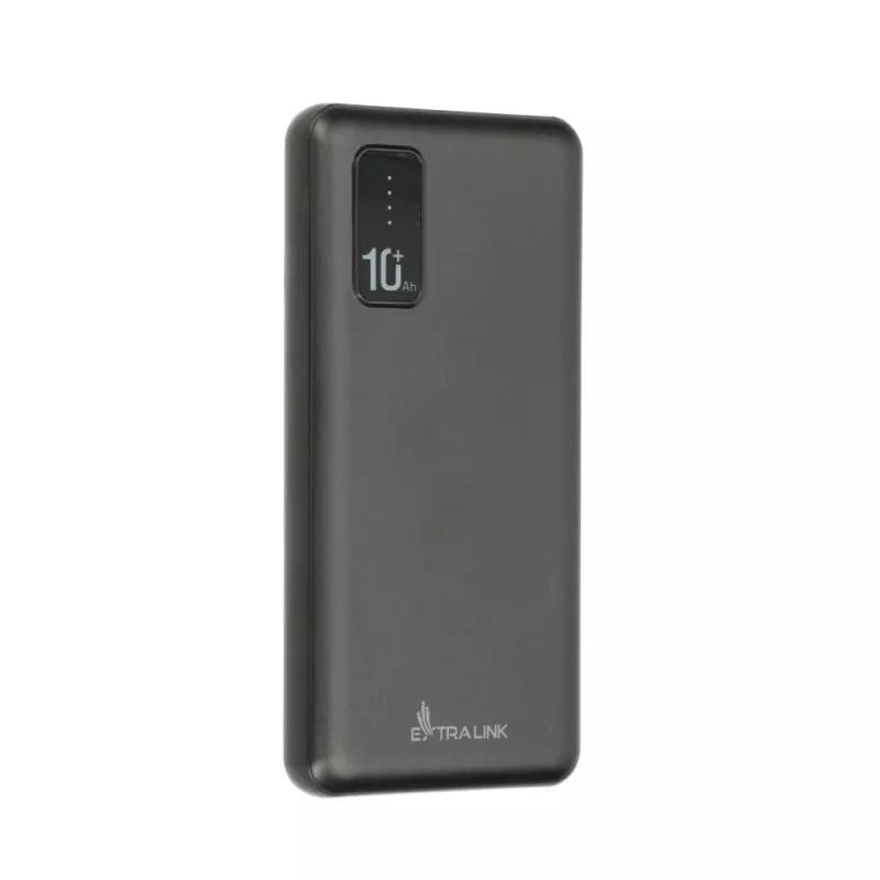 Akupank Extralink EPB-098B 10000 mAh, LiPo, 2× USB-A + 1× USB-C, must