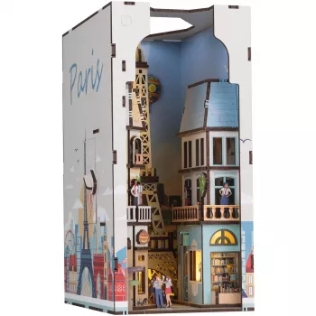 Meisterdamiskomplekt REVELL Tiny Adventures “Paris” — miniatuurne pabermudeli komplekt, loominguline hobi