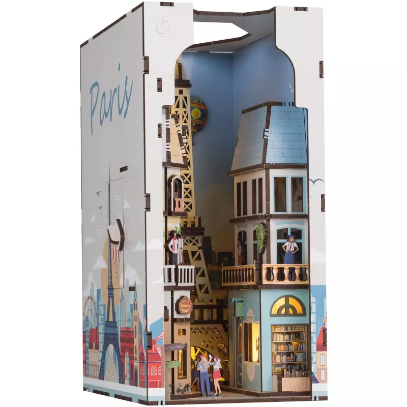Meisterdamiskomplekt REVELL Tiny Adventures “Paris” — miniatuurne pabermudeli komplekt, loominguline hobi