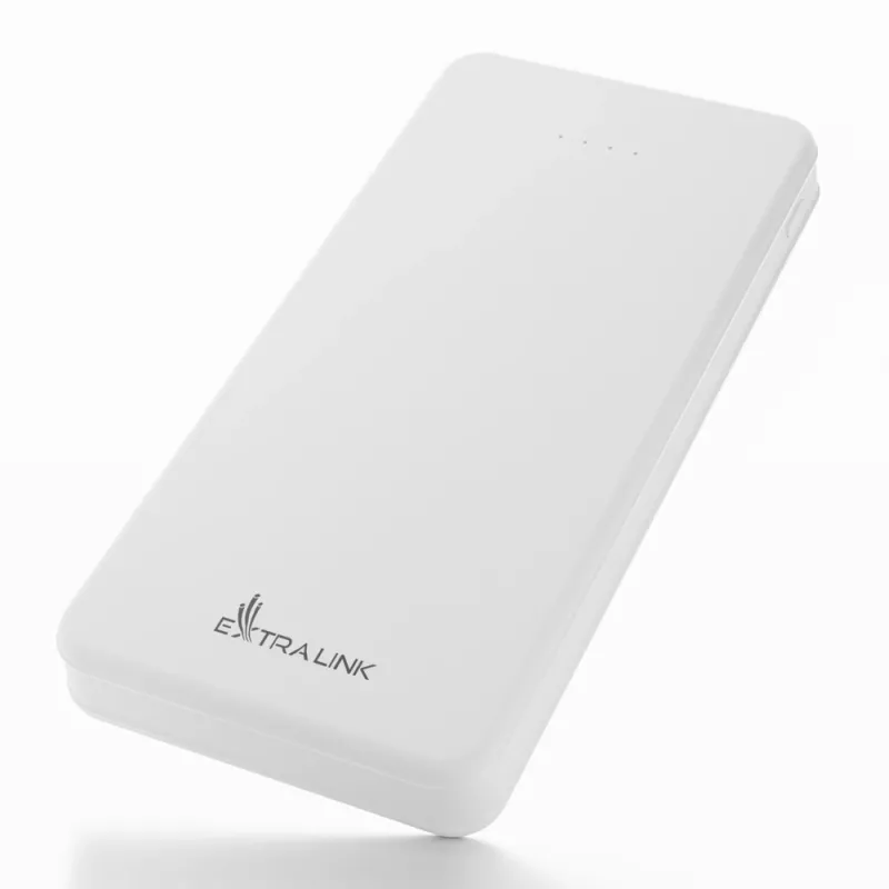 Akupank Extralink EPB-078W 10000 mAh valge, USB-C, 10 W väljund, laeb kuni 2 seadet