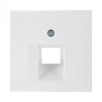 Wall plate / switch cover berker 14078989, valge termoplast, pakendis 10 tk