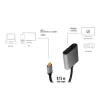 LogiLink CUA0102 USB 3.2 Gen1 USB-C - DisplayPort-kaabel 0,15 m must