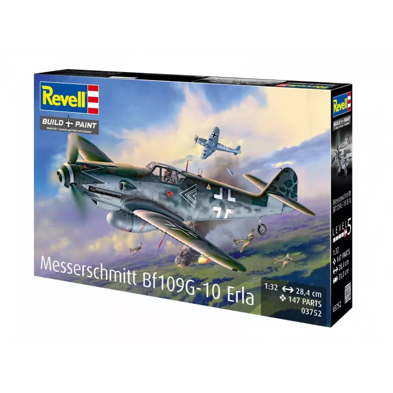 plastik model aircraft REVELL Messerschmitt Bf109G-10 Erla 1:32 scale