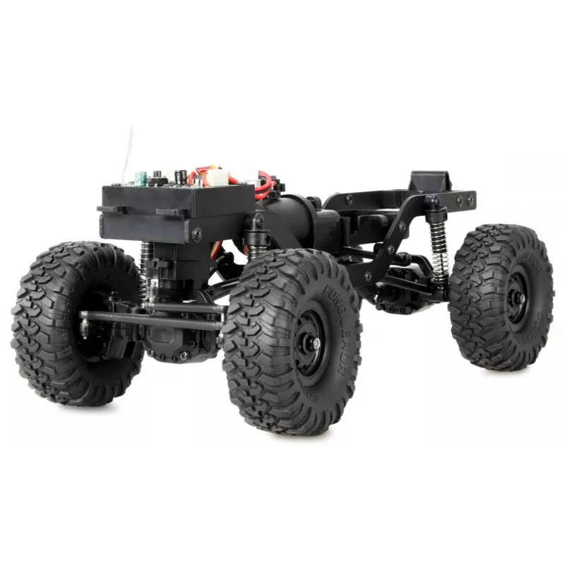 RC roomik Amewi Mini‑D90 4WD 1:16 RTR kaugjuhitav maastikusõiduk, 4‑rattavedu, mõõtkava 1:16