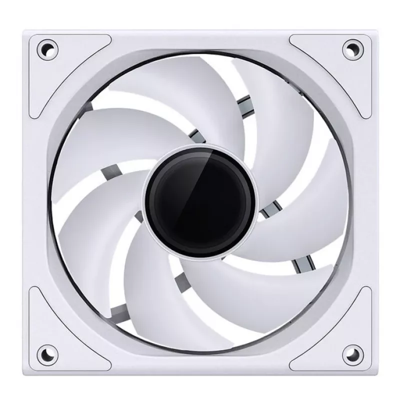 Jahutusventilaator Jonsbo ZK-120W 3in1 A-RGB valge — 120 mm, A-RGB valgustus