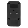Toitejaotur MACLEAN MCE249 F/B — 2 vahelduvvoolupesa (16A + 6A) koos 2×USB-A ja 2×USB-C PD 20W, EL-pistik, must