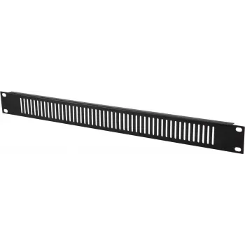 Omnitronic ZL-19 sw 1HE esipaneel — 1U, must esipaneel 19-tollisele raamile
