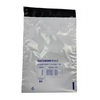 Bestpak SAFEMONEYBAG hoiustamiskuorrad valged B5 190mmx260mm+35mm 100 tk