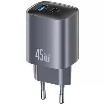 Laadija T66 45W CC290 GaN kiirlaadimine hõbedane
