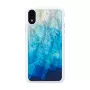 Nutitelefoni ümbris iKins iPhone XR jaoks — sinine järv välispind, must sisepind