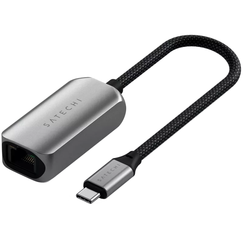 Satechi USB-C adapter (1x USB-C pistik 1x Gigabit LAN (1/2,5 Gbit/s)) ST-AE25M