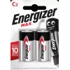 Ühekordne patarei Energizer C 1,5 V leelispatarei 2 tk pakendis E301533200