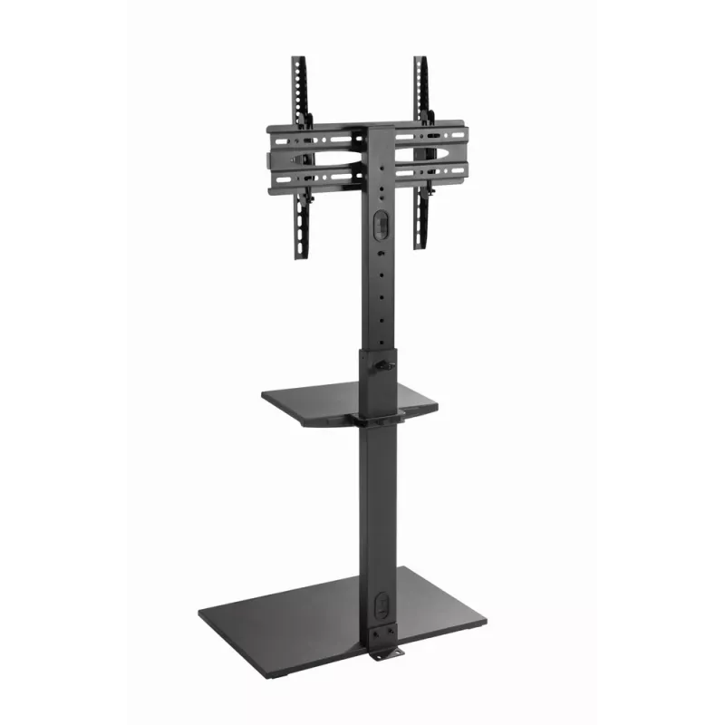 Põranda-televiisorialus GEMBIRD TVS-55T-02 32–55-tollistele teleritele, terasest, kõrgus 600 mm, VESA 100x100–400x400, maksimaalne koormus 35 kg