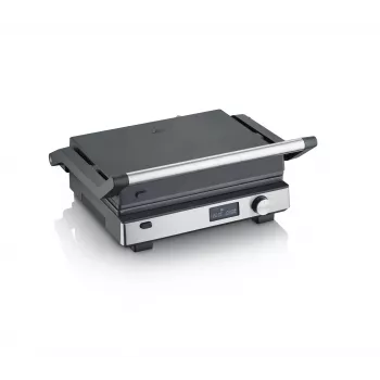 Kontaktgrill Severin KG 2380 must hõbedane 2000W roostevaba teras