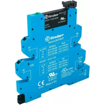 Finder MasterOutput õhuke sidestusrelee DIN-liistule 39.50.8.230.9024 lülituspinge 24 V/DC (39.50.8.230.9024)