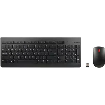 Lenovo 4X30M39472 klaviatuur, hiir kaasas, RF-juhtmevaba, saksa, must