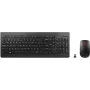 Lenovo 4X30M39472 klaviatuur, hiir kaasas, RF-juhtmevaba, saksa, must