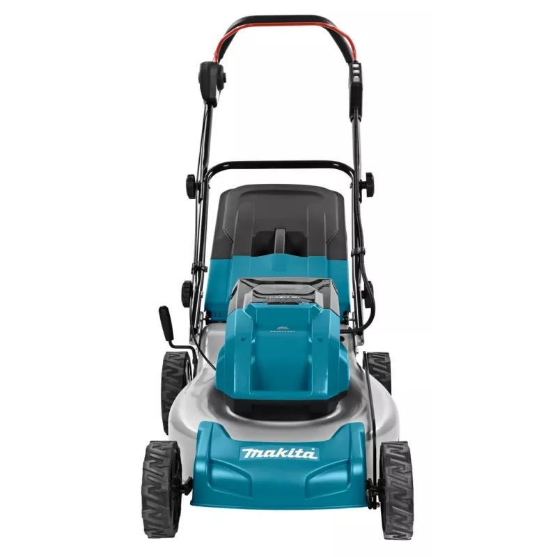 Makita DLM460PT2 muruniiduk Järelkäidav muruniiduk Aku Must, Sinine, Hall