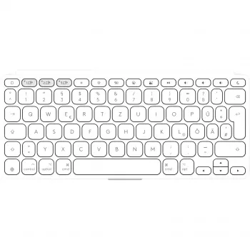 Logitech Keys-To-Go 2 klaviatuur universaalne Bluetooth QWERTZ saksa valge