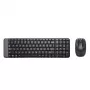 Logitech Wireless Combo MK220 - klaviatuuri- ja hiirekomplekt - juhtmevaba - 2,4 GHz - itaalia - tumehall (920-003721)