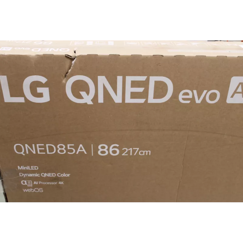TV LG 86QNED85A3C 86-tolline nutiteler webOS 25-ga, 4K UHD (kahjustatud pakend)