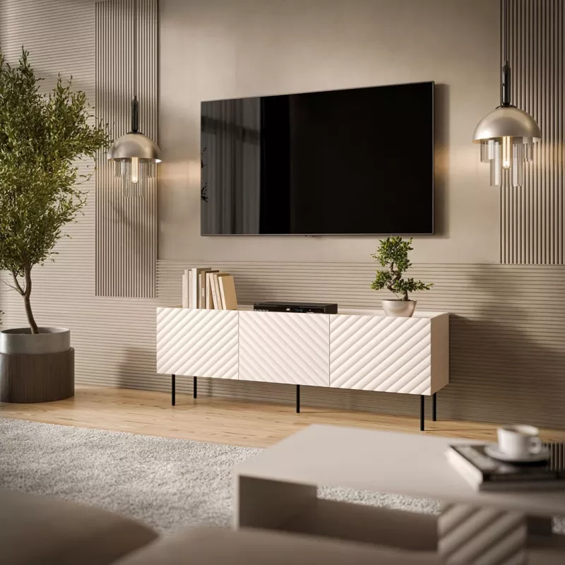 Cama LUCCA 3D TV-kapp 165x40x59 kašmiir