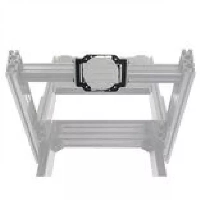 Asetek SimSports Front Mount for Podium Brackets - must, 70 mm poldiring
