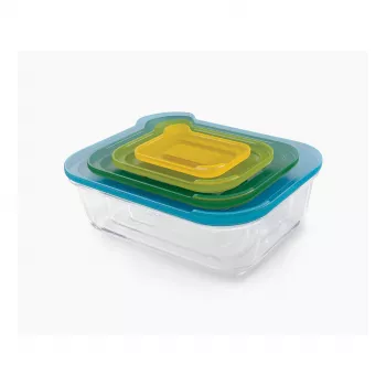 Joseph Joseph Nest säilitusanumad - 4-osaline klaaskomplekt