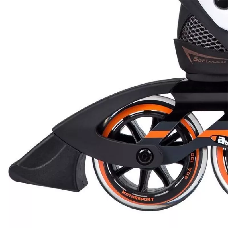 Rulluisud Nils Extreme NA1060S MUST-ORANŽ SUURUS 41