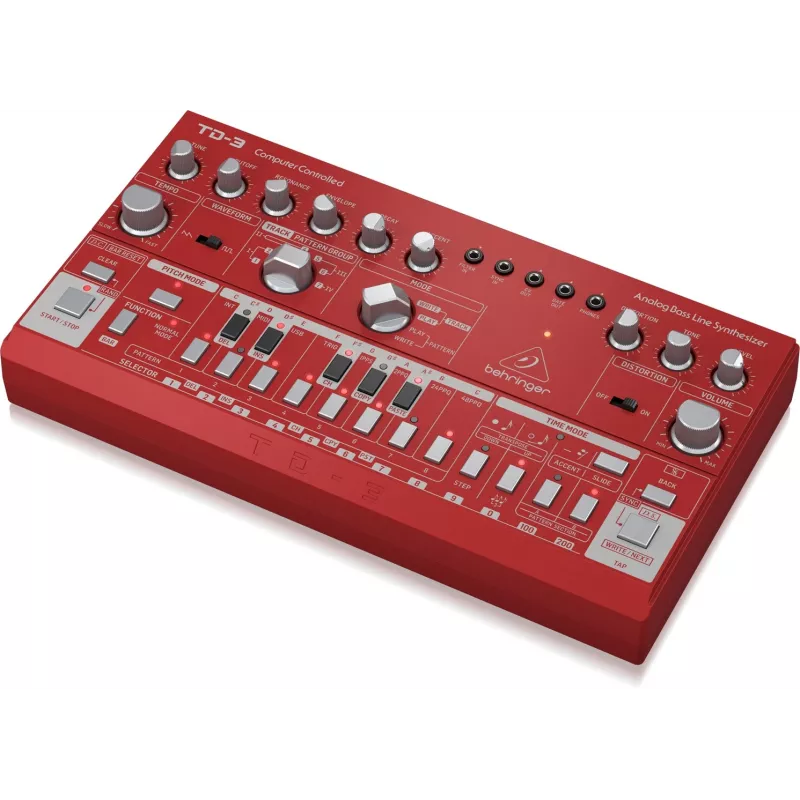 Analoogsüntesaator Behringer TD-3-RD Punane 9V DC