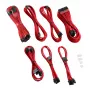 CableMod kaabel Kit C-Series PRO ModMesh RM Must Label CM-PCSR-16P3KIT-NKR-R – varjestatud toite- ja GPU-kaablid, ModMesh, punane