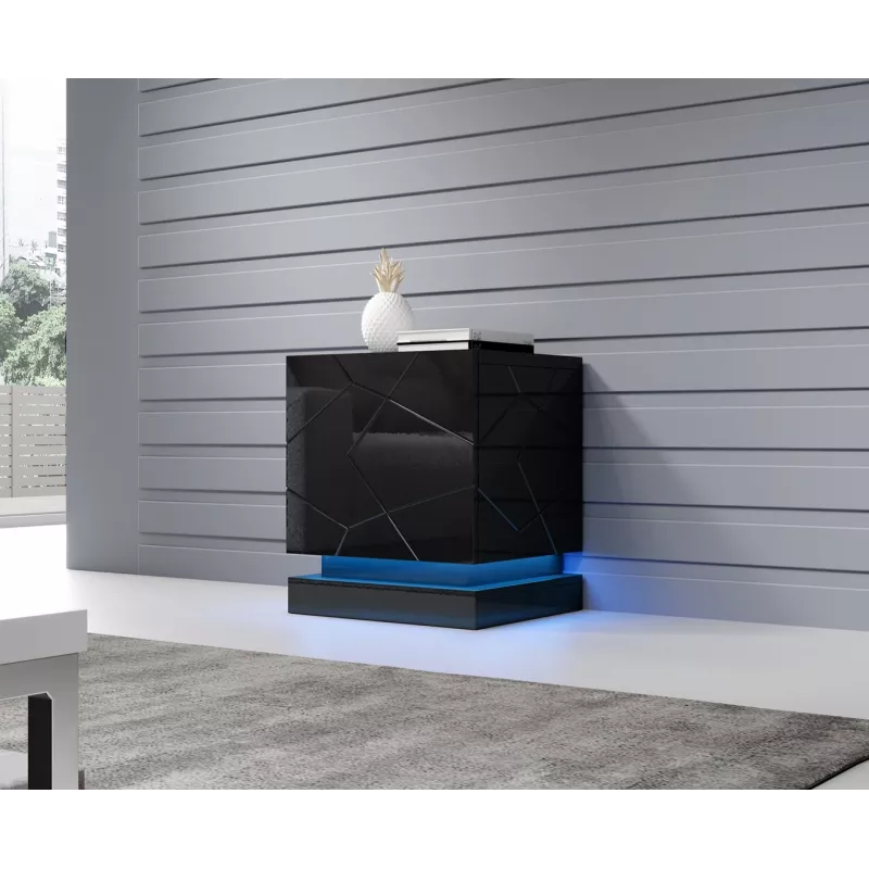 Öökapivalgusti komplekt Cama Meble QIU — pealepandav sinine LED, toide vahelduvvooluga, 2 tk