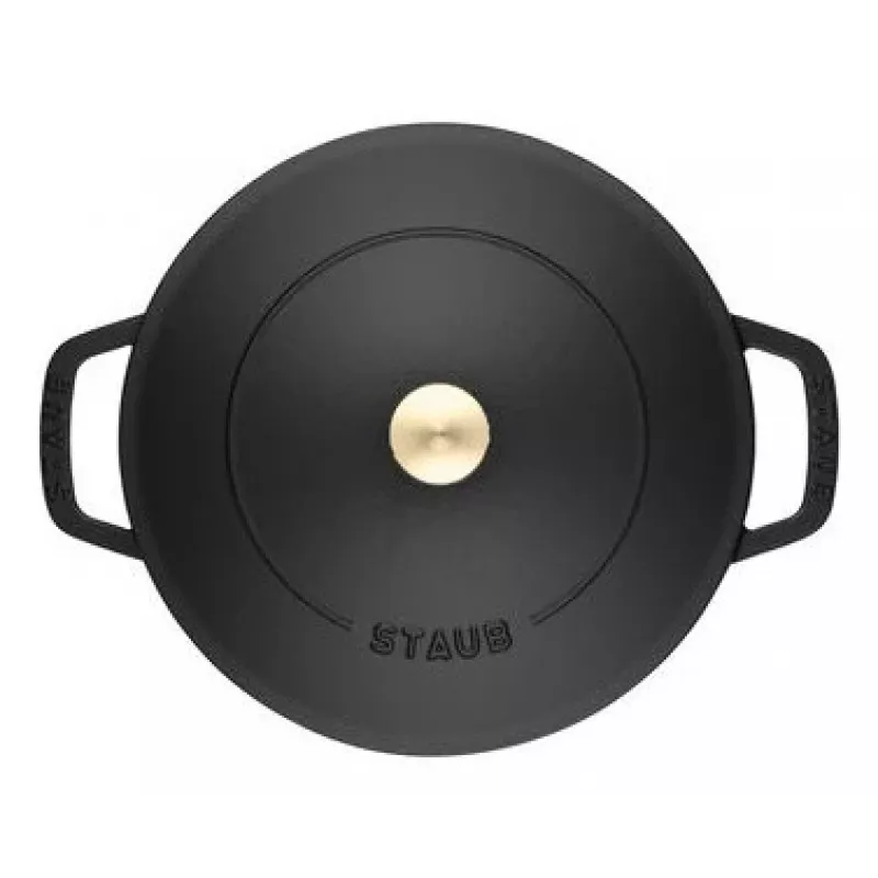 Saute Pan ZWILLING STAUB BRAISERS Ümmargune 28 cm, must, põhja Ø 22,2 cm
